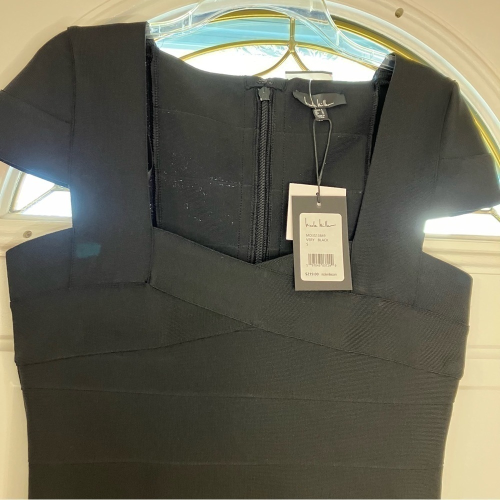 Nicole miller black cocktail or career dress size S - Picture 3 of 12